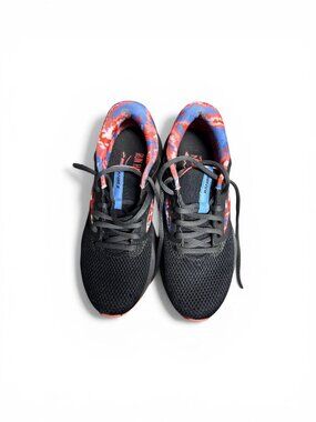 Kids Brooks Range2 Running Shoes – Black with Floral Accents Size 7.5